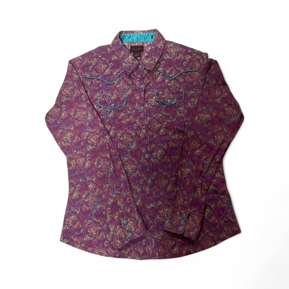 Kids Paisley Purple Shirt Vintage
